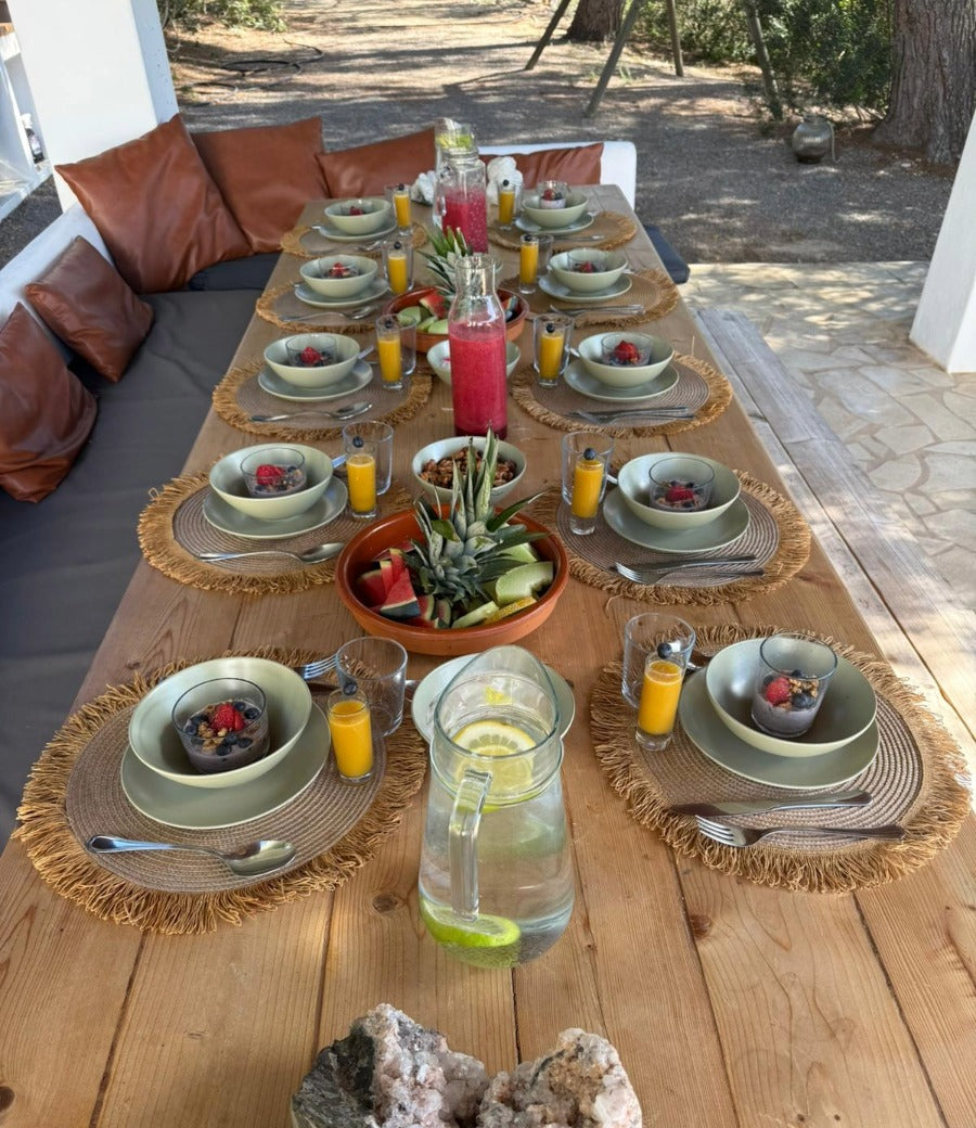 IBIZA Retreat Breakfast Outside